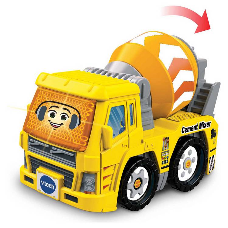 Vtech Toot-Toot Cement Mixer interactive toy with songs - British product