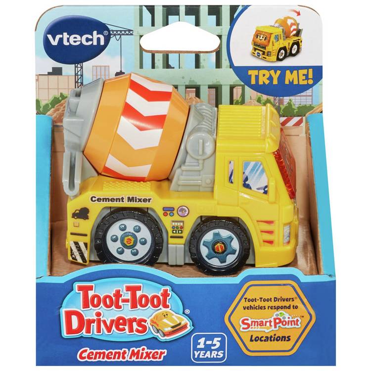 Vtech Toot-Toot Cement Mixer interactive toy with songs - British product