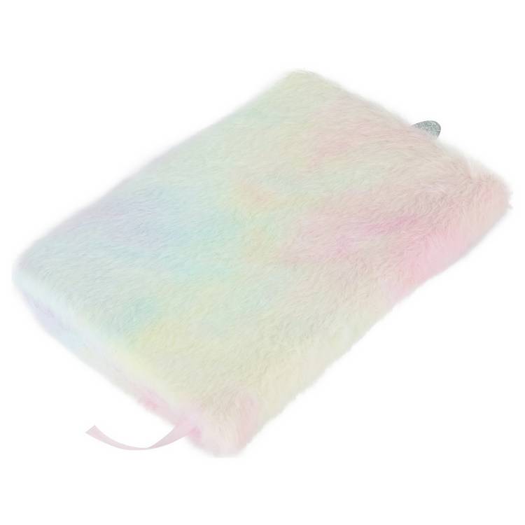 Home unicorn furry A5 notebook - British product
