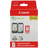 Argos Canon PG-545 and CL-546 Ink Cartridge Black and Colour- Buy online at McGrocer