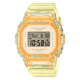 Casio Baby-G yellow digital watch with resin strap, UK version