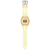 Casio Baby-G yellow digital watch with resin strap, UK version