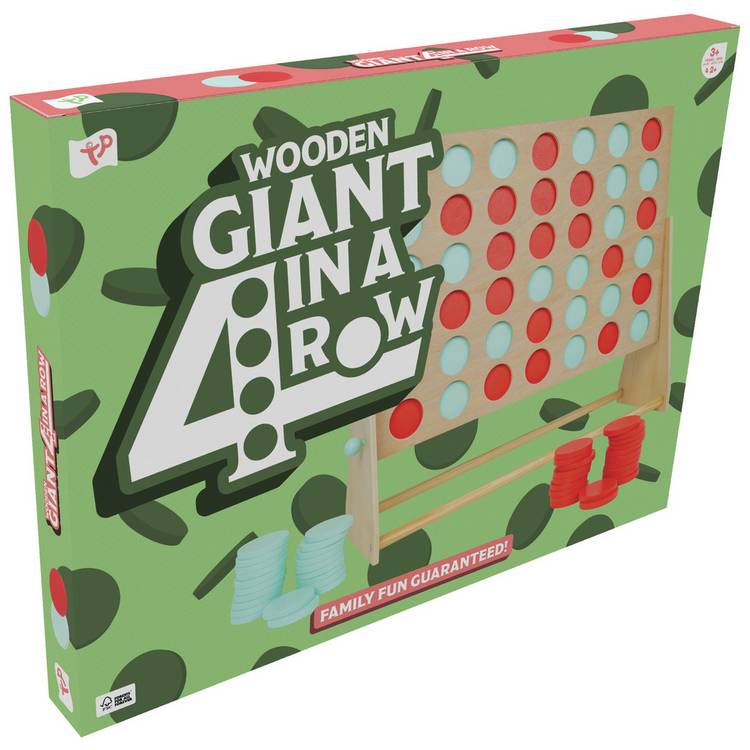 TP giant wooden 4-in-a-row game, imported from the UK