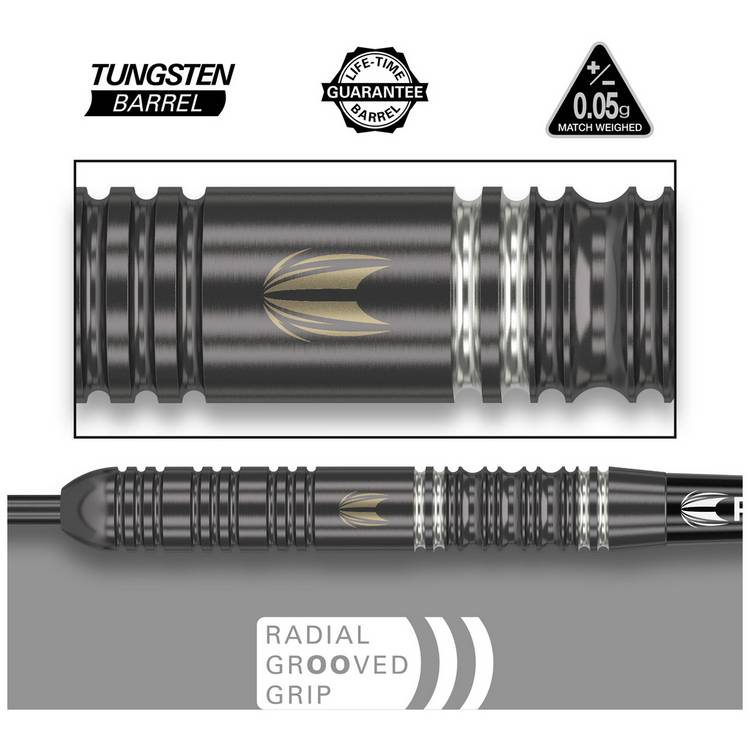 Target Ares 22g tungsten darts set, UK version