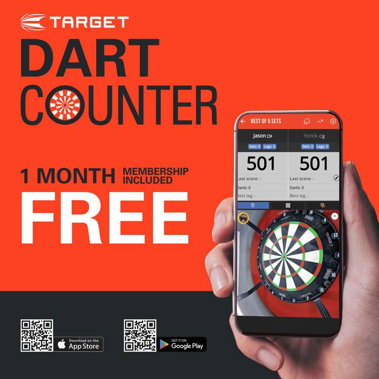 Target Ares 22g tungsten darts set, UK version