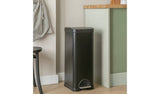 Argos Habitat Slim Line Modern Pedal Bin Black 30 Litre- Buy online at McGrocer