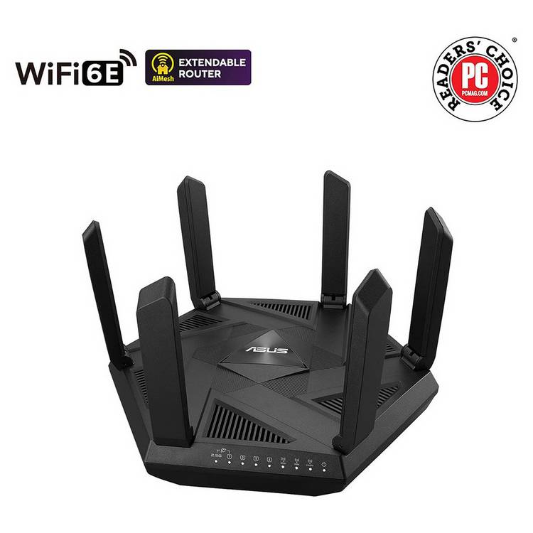 ASUS RT-AXE7800 Wi-Fi 6E router - British product