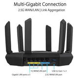 ASUS RT-AXE7800 Wi-Fi 6E router - British product