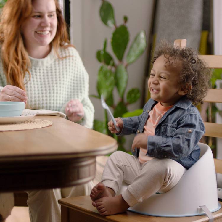 Ingenuity Simplicity Feeding Booster grey - British product