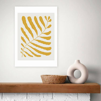 Argos East End Prints Yellow Plant Art Print A3- Buy online at McGrocer