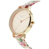 Lipsy pink floral watch and bracelet set 39mm - British product