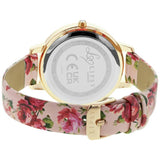 Lipsy pink floral watch and bracelet set 39mm - British product