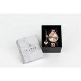 Argos Lipsy Pink Floral Strap Watch with Rose Gold Bracelet Set- Buy online at McGrocer