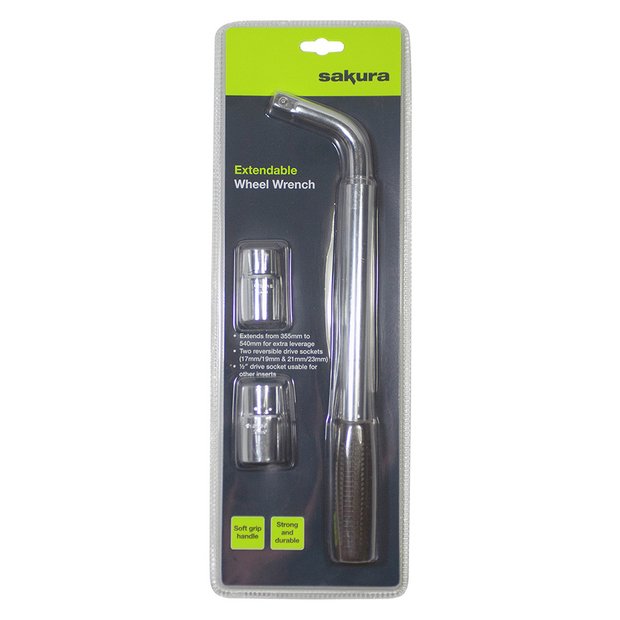 Sakura extendable wheel wrench telescopic handle (British brand)