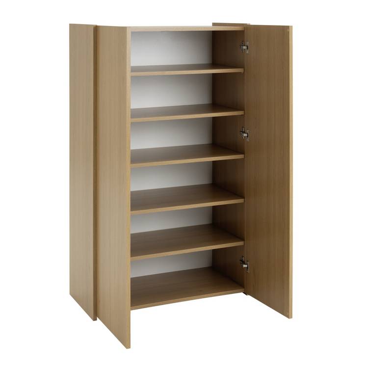 Argos Home Seville oak effect shoe cabinet - British product