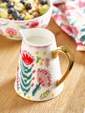 Lucy Tiffney multi floral milk jug, UK version