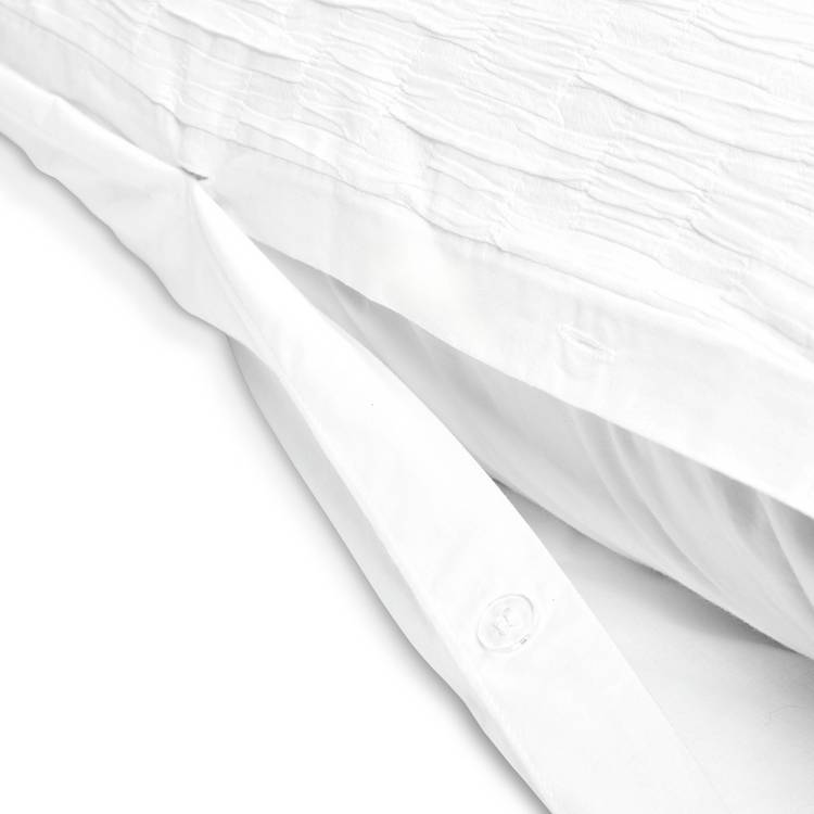 Habitat white crinkle bedding set single, UK version