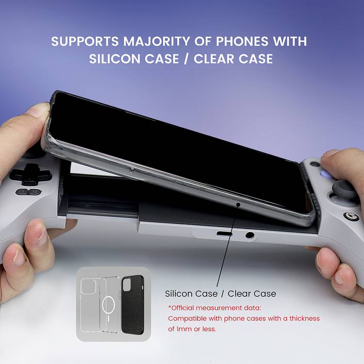 GameSir G8 Galileo grey mobile gaming controller, imported from the UK