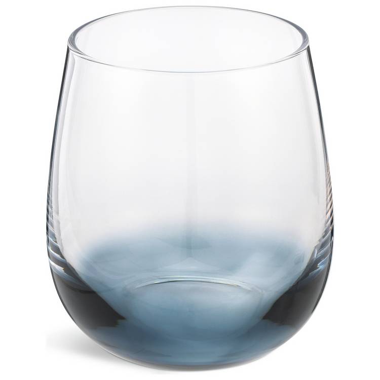 Habitat tumbler glasses set of 4 dark blue gradient - British product