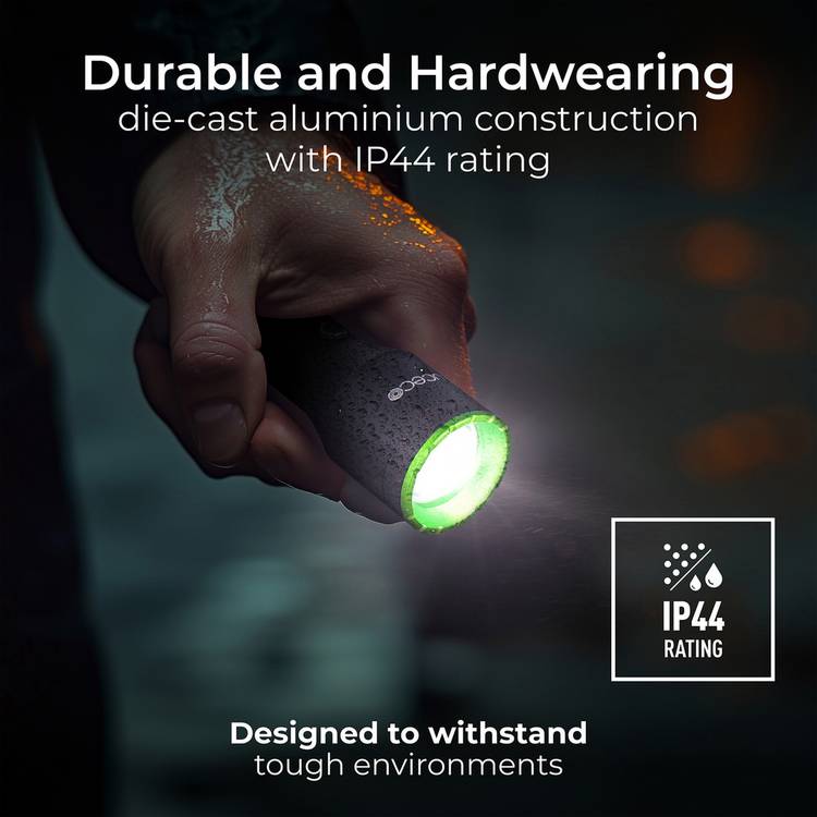 Luceco hand torch 1000 lumen rechargeable, UK version