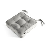 Habitat velvet seat cushions natural 40cm - British product