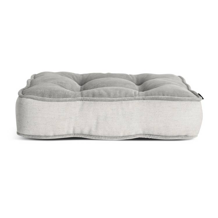 Habitat velvet seat cushions natural 40cm - British product