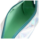 Home Sound Waves iridescent pencil case with teal zip - British product