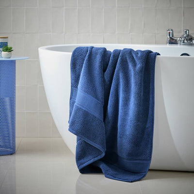 Argos Habitat Supersoft Bath Sheet Denim 150 x 100cm- Buy online at McGrocer