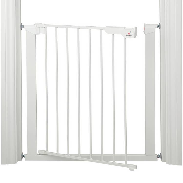 BabyDan Premier pressure fit safety gate white 73cm (British brand)