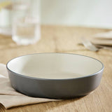Argos Habitat Two Tone Stoneware Pasta Bowls Set of 4 - Grey- Buy online at McGrocer
