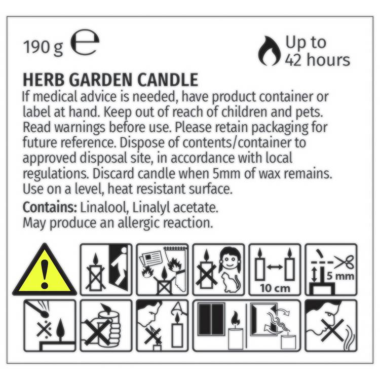 Wax Lyrical Herb Garden candle (British brand)