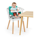 Bright Starts portable feeding booster seat Teal - British product