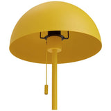 Habitat yellow mushroom table lamp 40cm, UK version