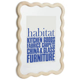 Habitat Wavy Natural Wooden picture frame 30x42cm - British product