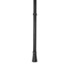 Cool Walking Sticks left hand walking stick black glitter - British product