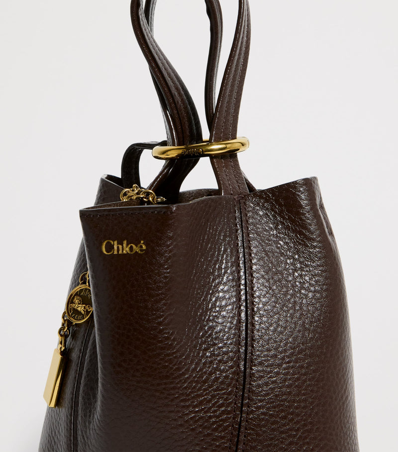Chloé Small Calfskin Spin Tote Bag imported UK version