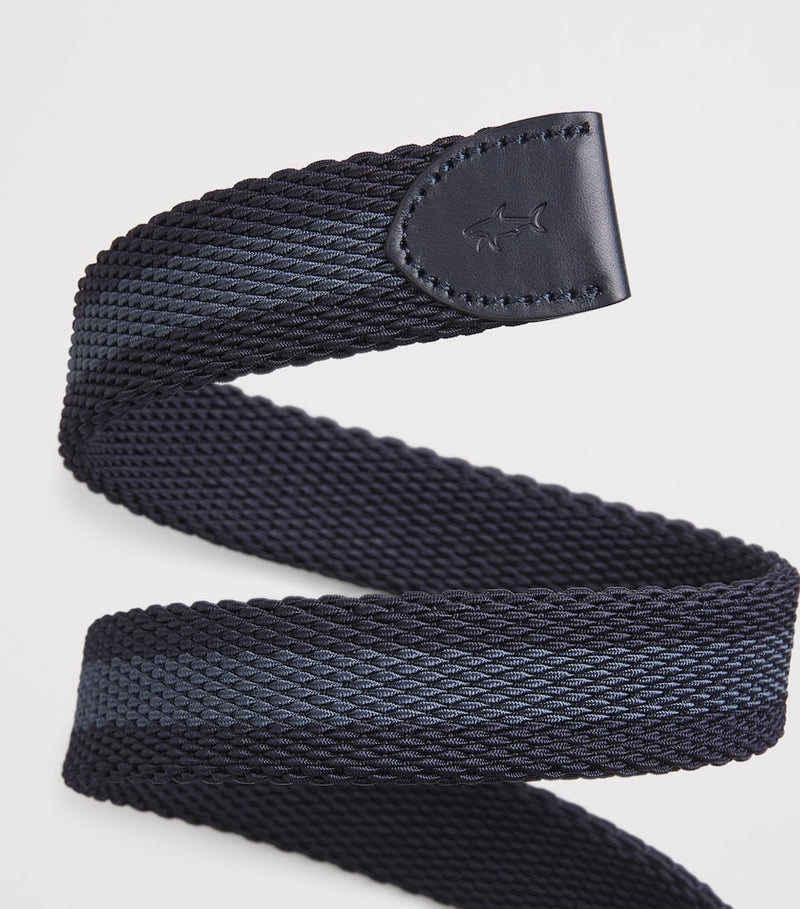 Paul & Shark reversible belt woven cotton 2.5cm - British product