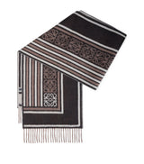 Harrods LOEWE Wool-Cashmere Anagram Scarf 30cm x 160cm- Buy online at McGrocer