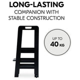 Hauck Montessori learning tower in black, UK version