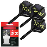 Target Luke Littler K-Flex flights and shaft system, imported from the UK