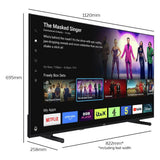 Bush 4K UHD HDR Smart TV 50-inch, imported from the UK