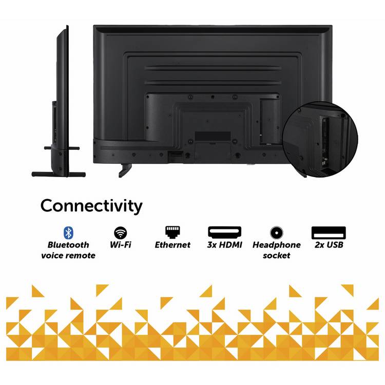 Bush 4K UHD HDR Smart TV 50-inch, imported from the UK