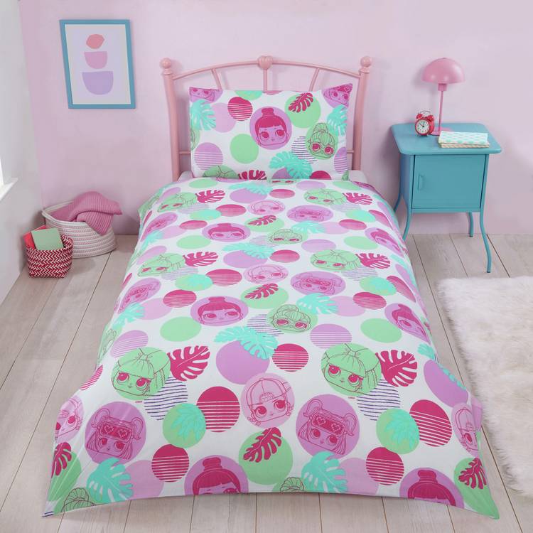 LOL Surprise kids bedding set single, imported from the UK
