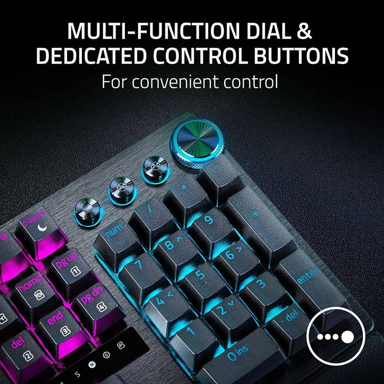 Razer Huntsman V3 Pro wired gaming keyboard (British brand)
