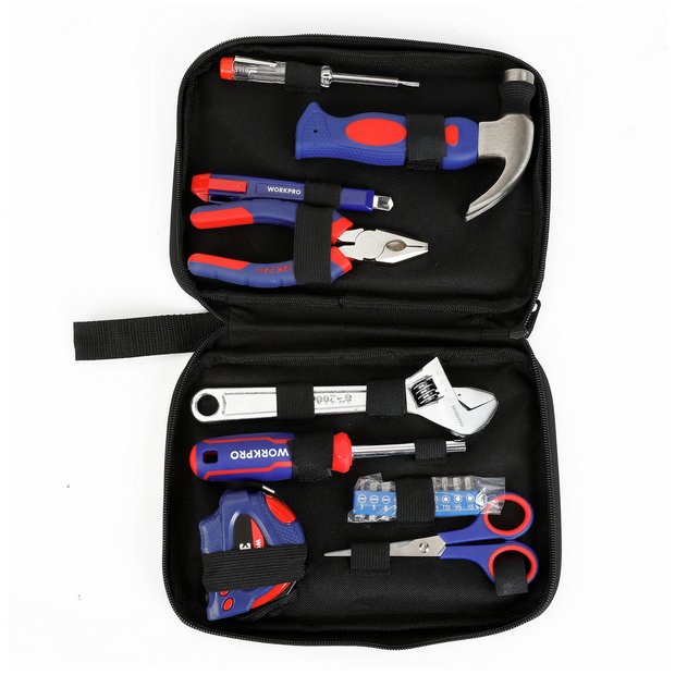 WORKPRO Household Repair Tool Set 18 Piece - British product