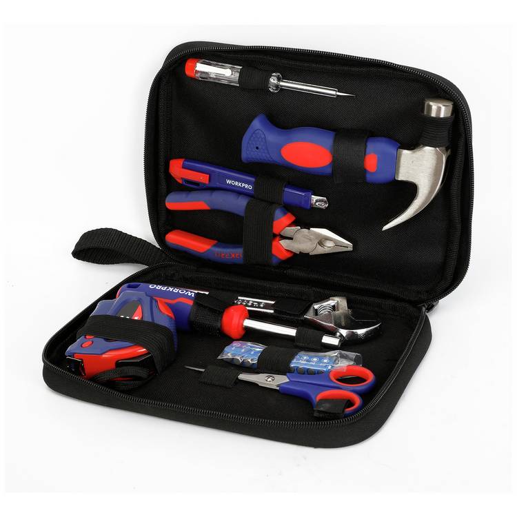 WORKPRO Household Repair Tool Set 18 Piece - British product