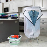 JML DriBUDDI compact heated clothes airer with cover, UK version