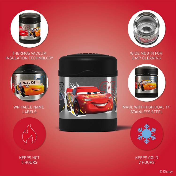 Thermos Funtainer food flask Disney Cars 290ml, imported from the UK