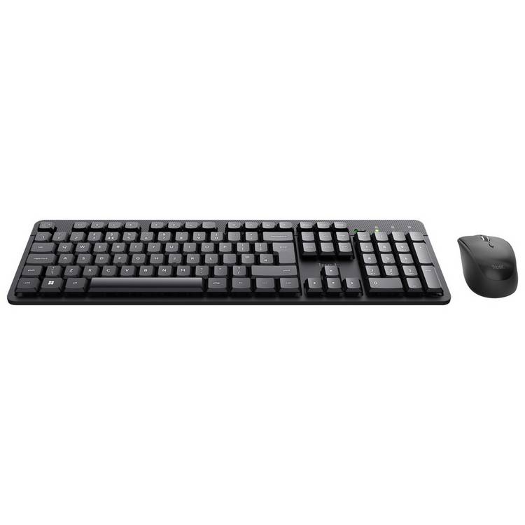 Trust ODY II wireless keyboard mouse desk set, imported from the UK