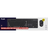 Trust ODY II wireless keyboard mouse desk set, imported from the UK